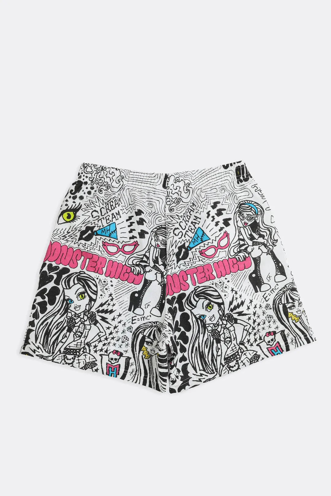 Unisex Rework Monster High Boxer Shorts - M Frankie