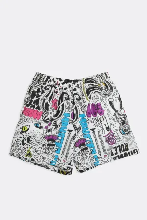 Unisex Rework Monster High Boxer Shorts - M Frankie