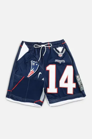 Unisex Rework New England Patriots NFL Jersey Shorts - S Frankie