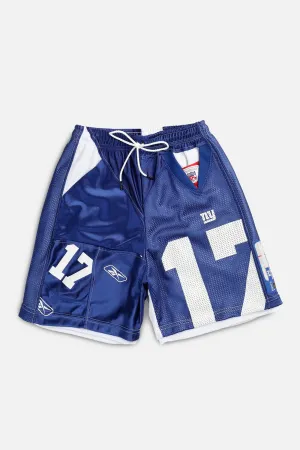 Unisex Rework NY Giants NFL Jersey Shorts - S Frankie
