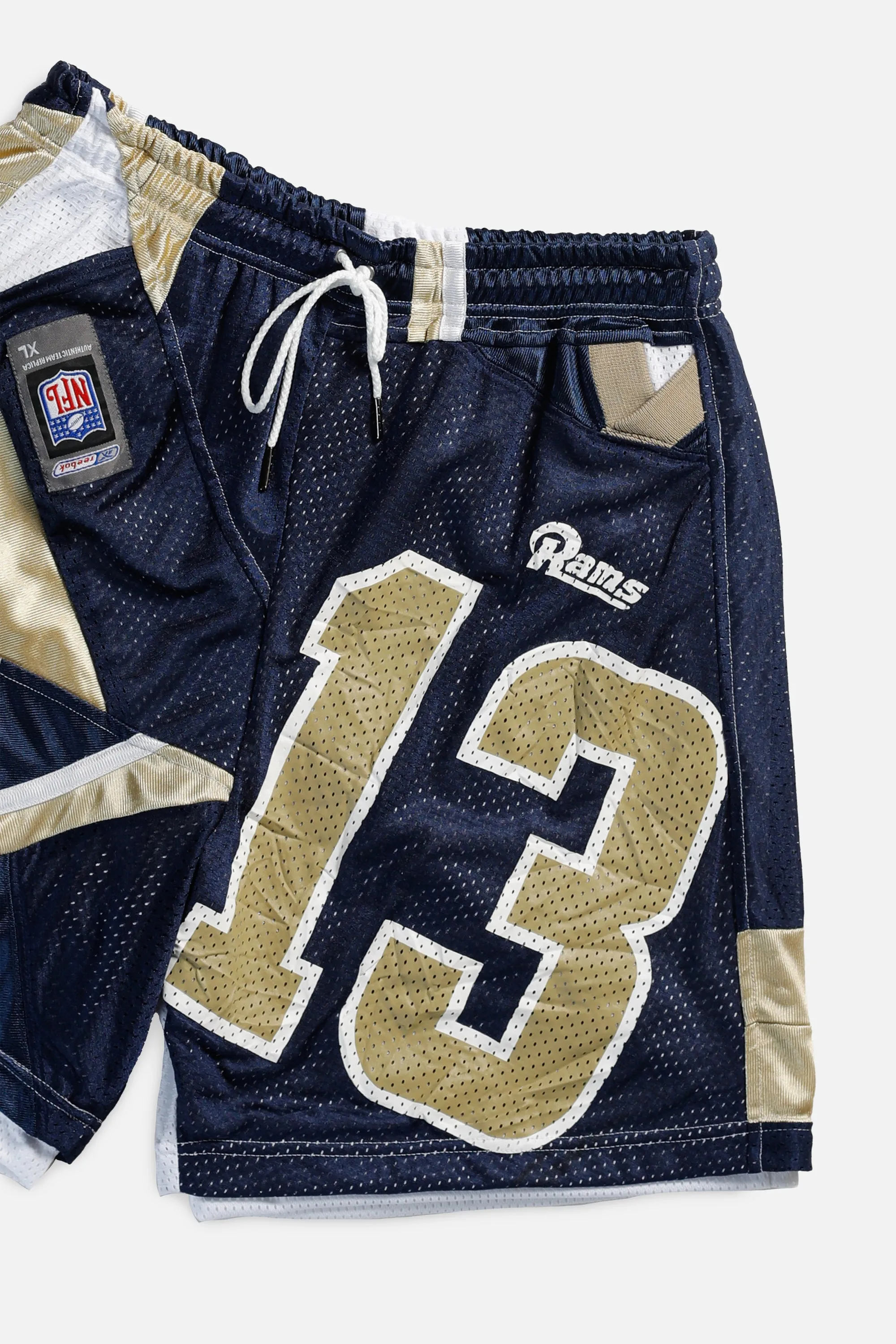 Unisex Rework Rams Jersey Shorts - M Frankie