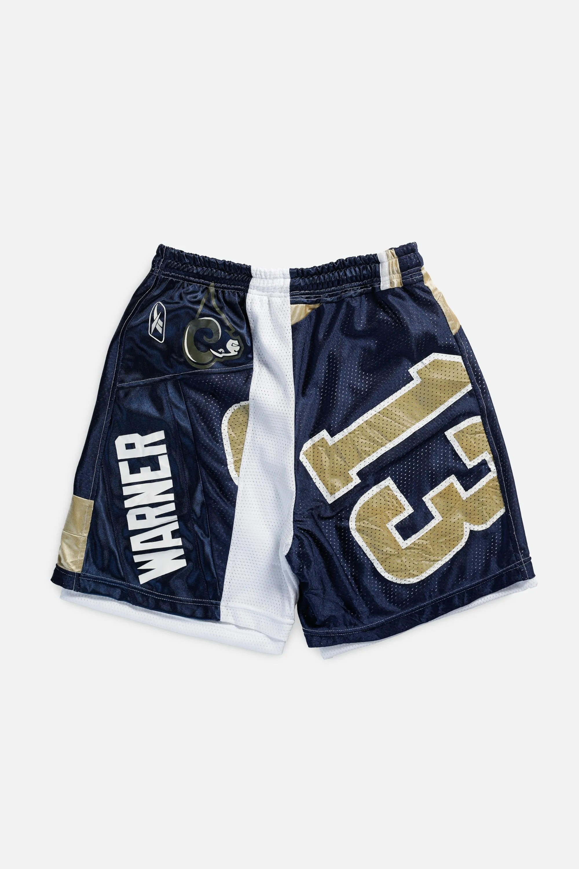 Unisex Rework Rams Jersey Shorts - M Frankie