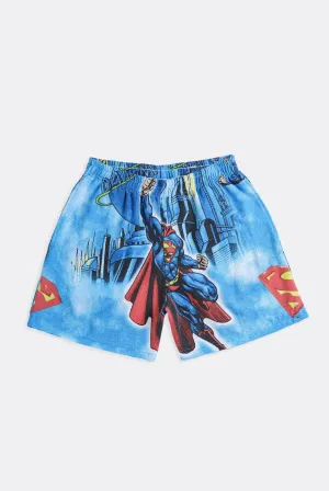 Unisex Rework Superman Boxer Shorts - S Frankie