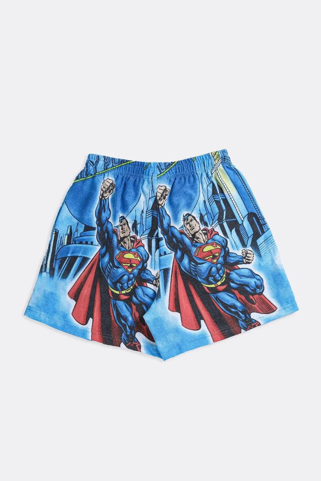Unisex Rework Superman Boxer Shorts - S Frankie