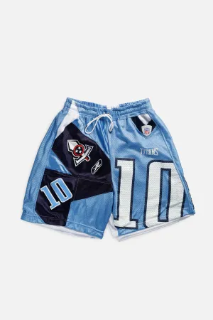 Unisex Rework Tennessee Titans Jersey Shorts - S Frankie