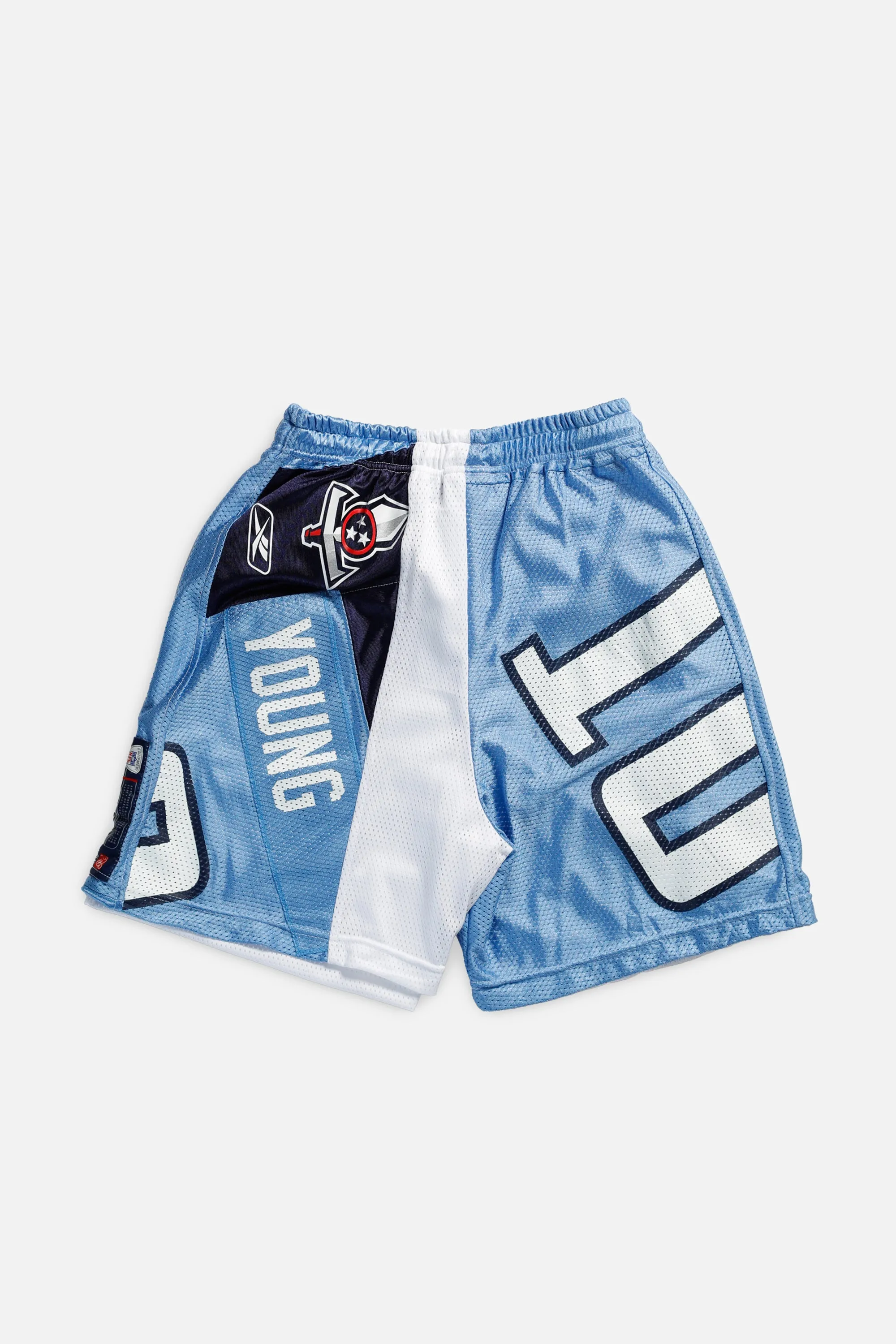 Unisex Rework Tennessee Titans Jersey Shorts - S Frankie