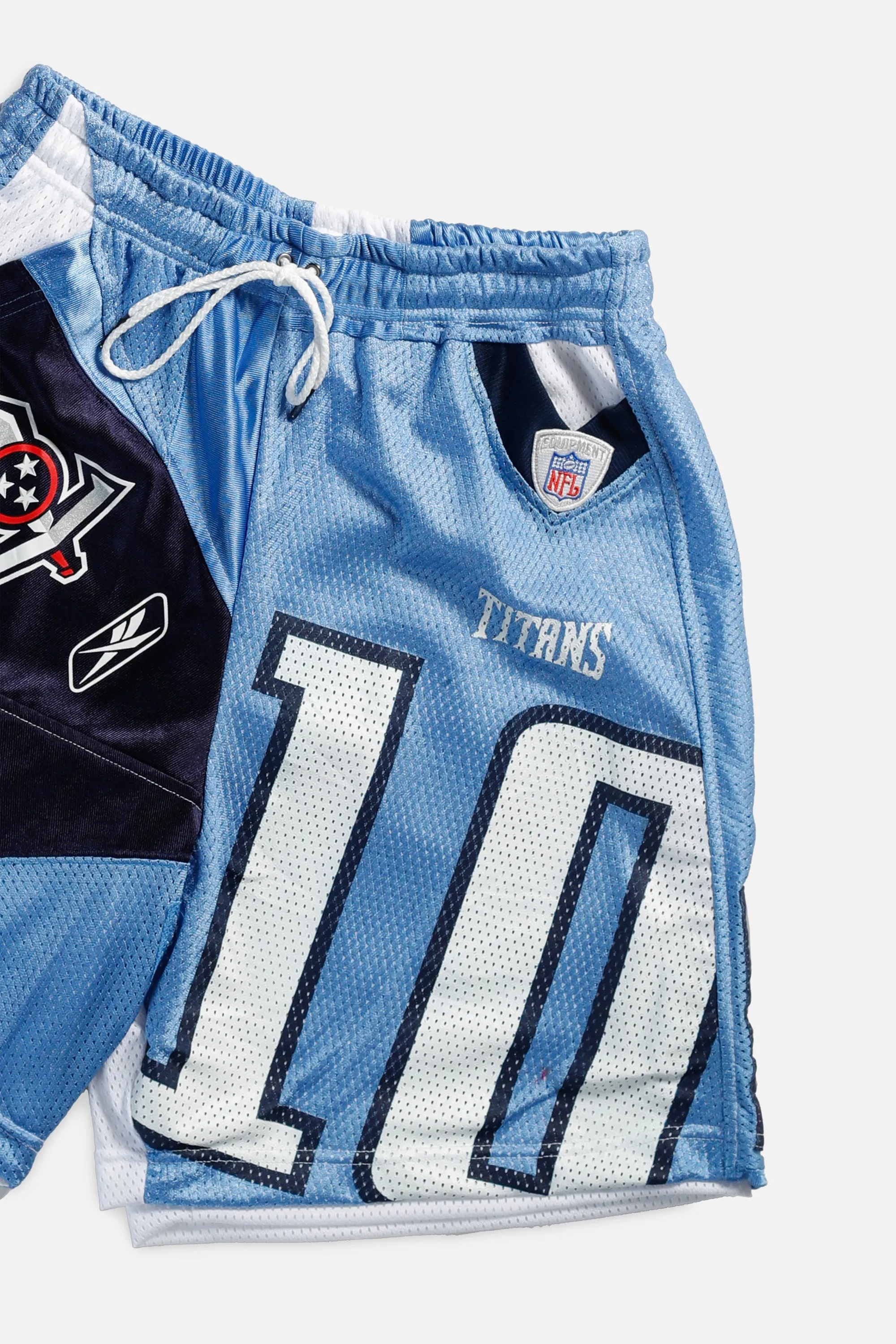 Unisex Rework Tennessee Titans Jersey Shorts - S Frankie