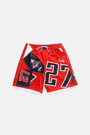 Unisex Rework Tennessee Titans NFL Jersey Shorts - L Frankie