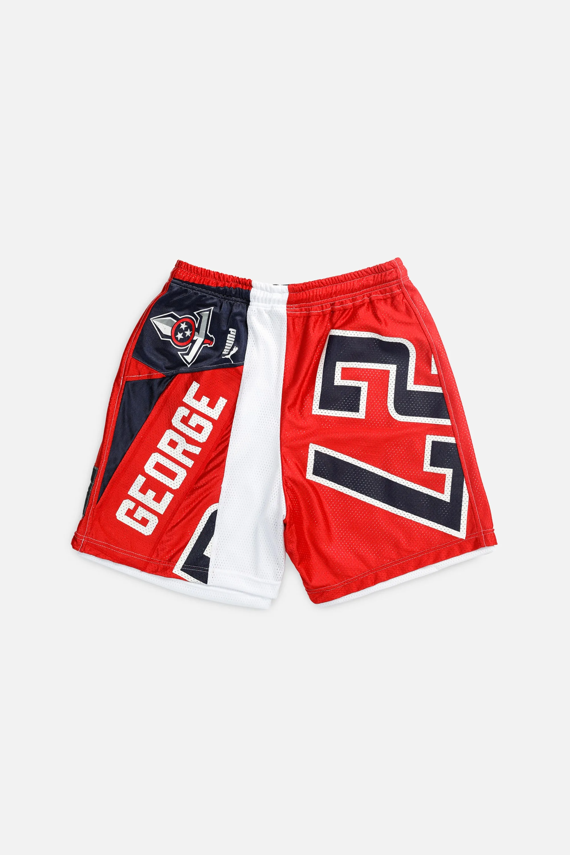Unisex Rework Tennessee Titans NFL Jersey Shorts - L Frankie