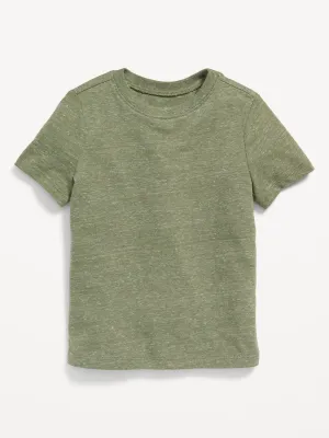 Unisex Short-Sleeve Slub-Knit T-Shirt for Toddler