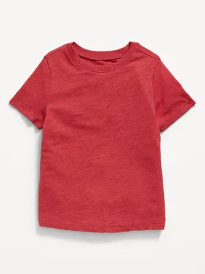 Unisex Slub-Knit Crew-Neck T-Shirt For Toddler