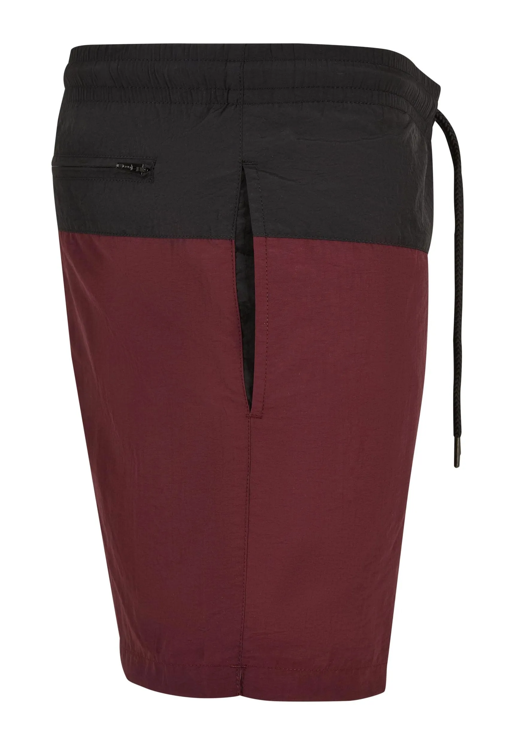 Urban Classics - Block Cherry/Black - Board Shorts