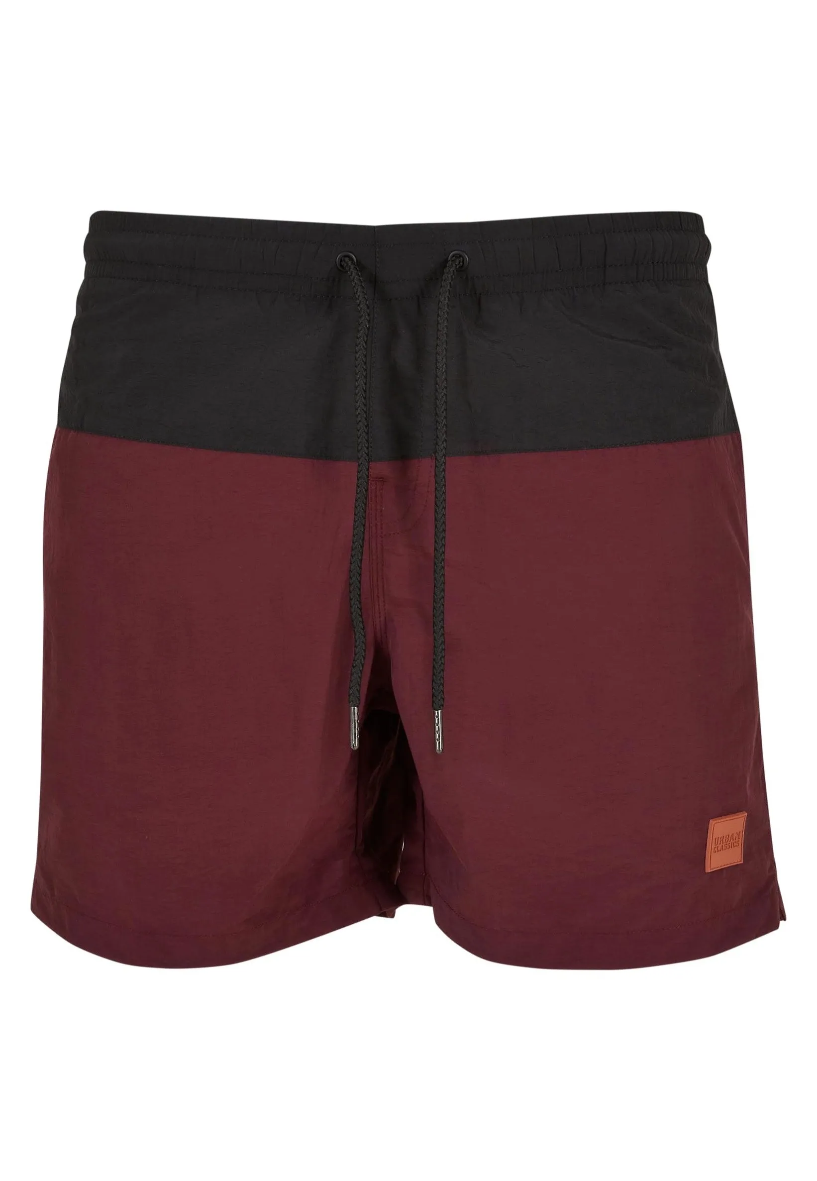 Urban Classics - Block Cherry/Black - Board Shorts