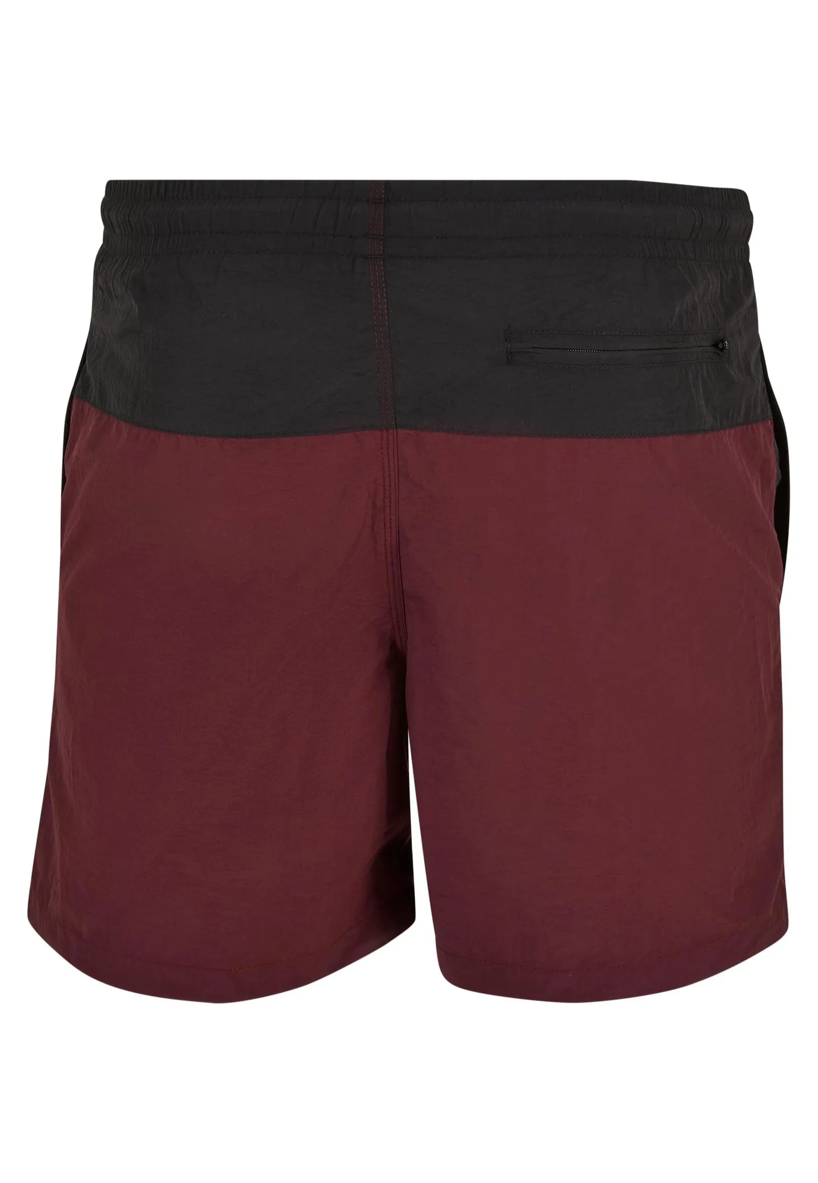 Urban Classics - Block Cherry/Black - Board Shorts