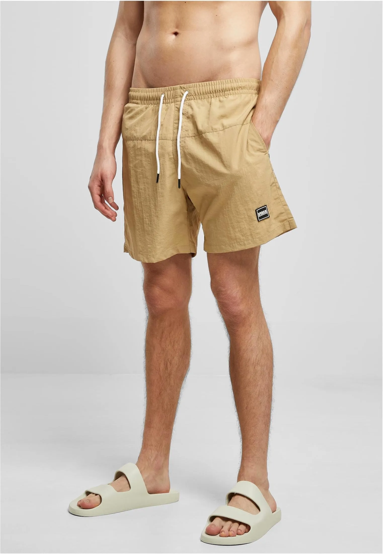 Urban Classics - Block Unionbeige - Board Shorts