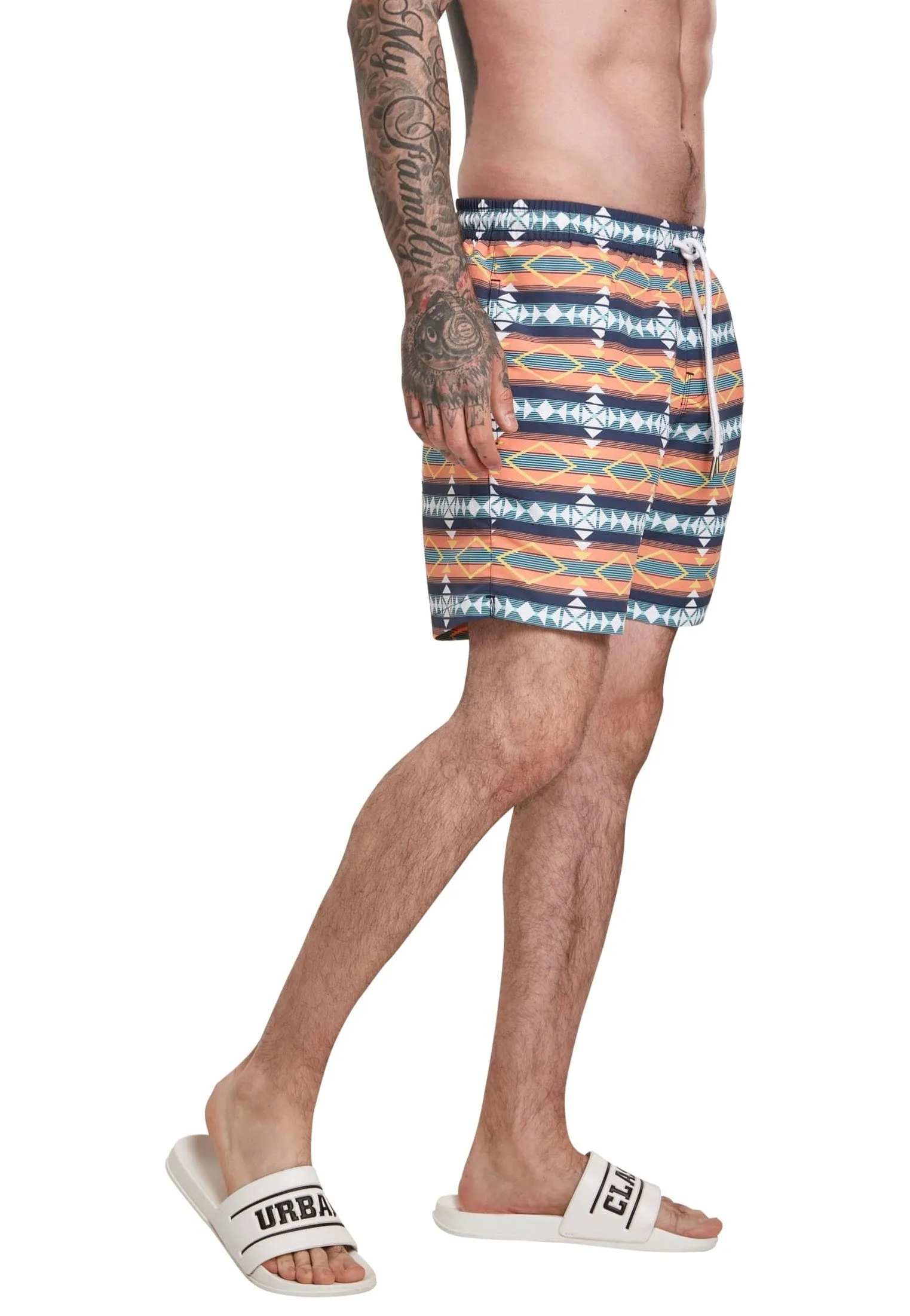 Urban Classics - Inka Swim White - Board Shorts