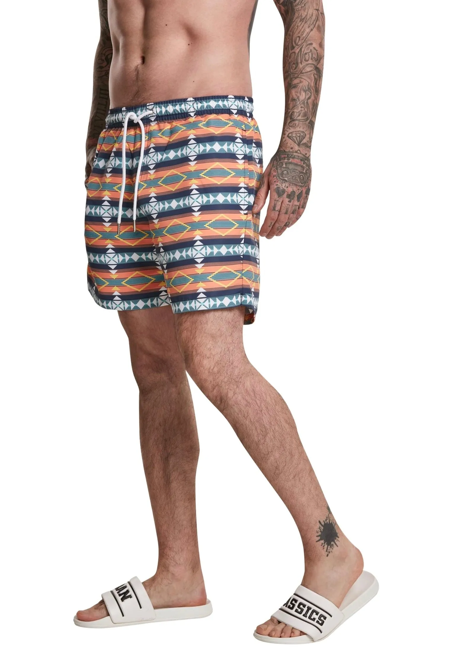 Urban Classics - Inka Swim White - Board Shorts
