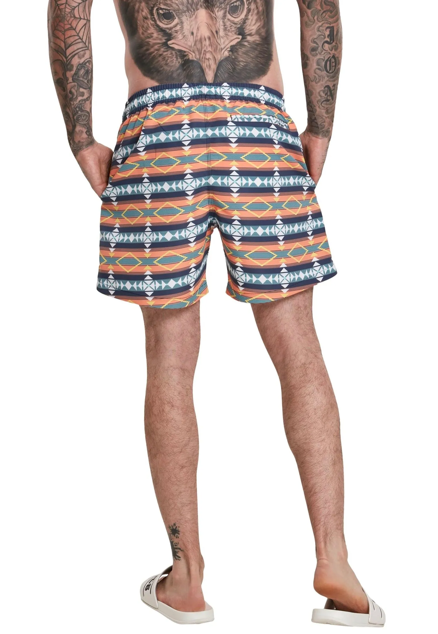 Urban Classics - Inka Swim White - Board Shorts