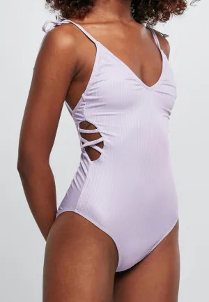Urban Classics - Ladies Rib Lilac - Swimsuit
