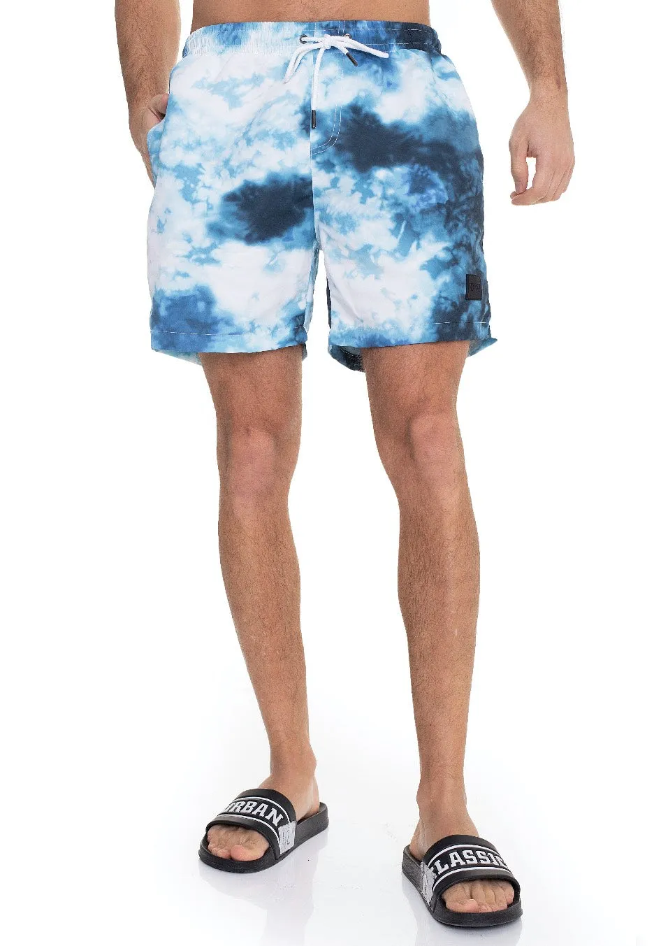 Urban Classics - Pattern Swim Pool Aop - Board Shorts