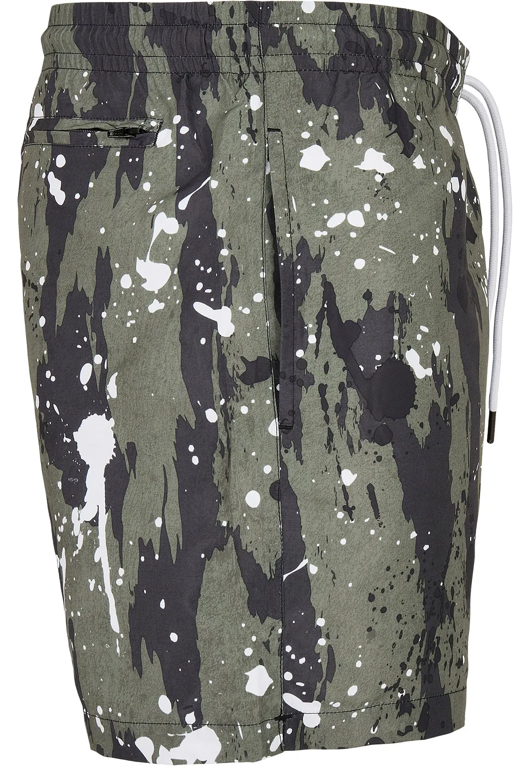 Urban Classics - Pattern Swim White Dot Camo Aop - Board Shorts