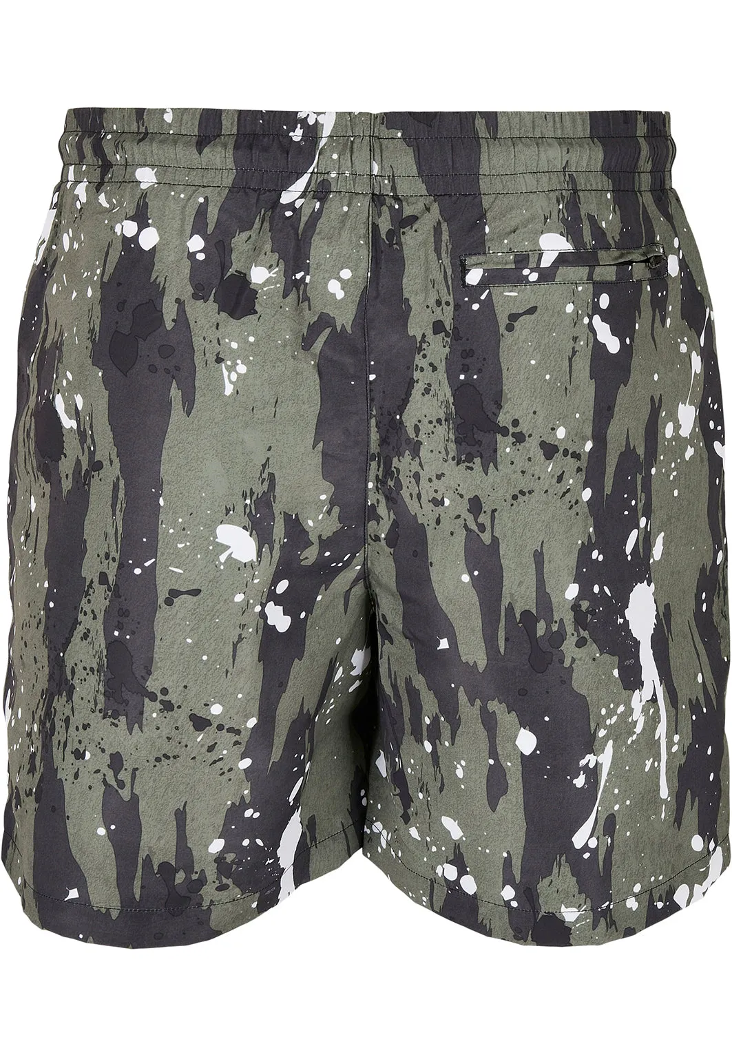 Urban Classics - Pattern Swim White Dot Camo Aop - Board Shorts