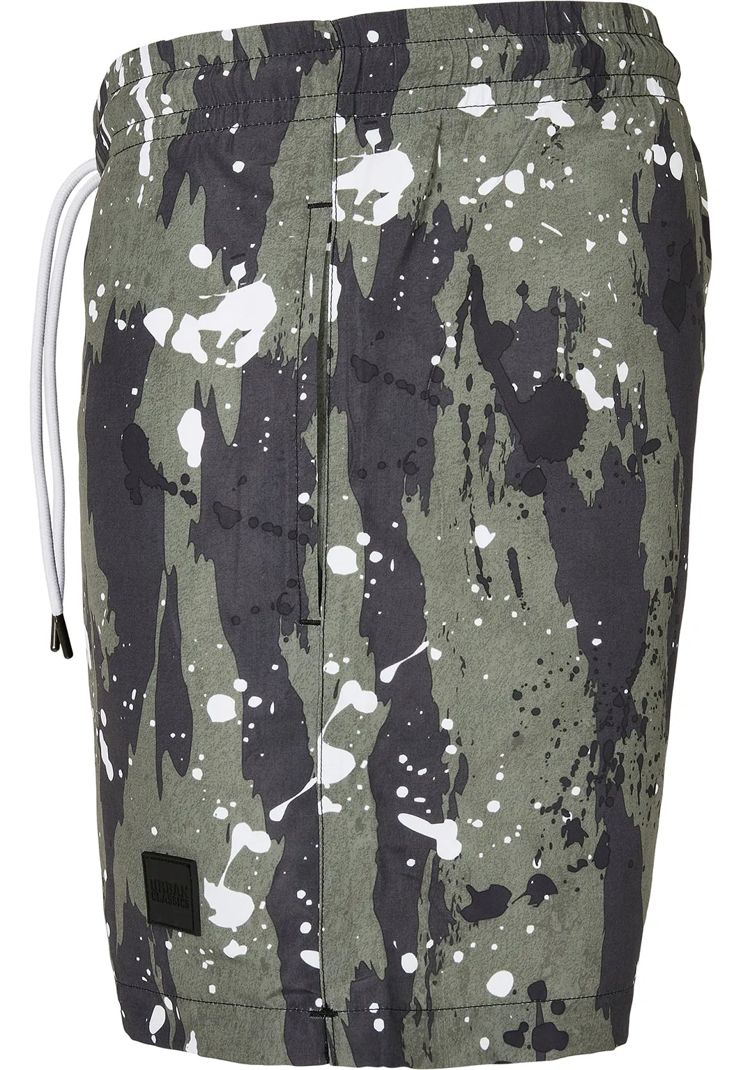 Urban Classics - Pattern Swim White Dot Camo Aop - Board Shorts