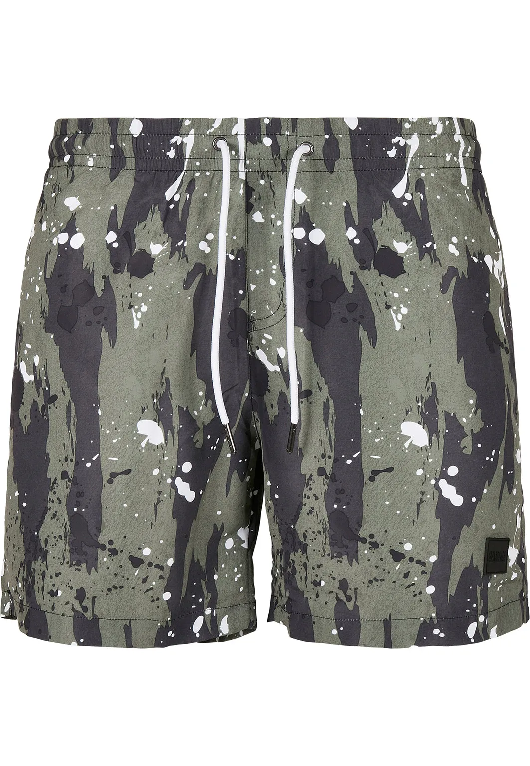 Urban Classics - Pattern Swim White Dot Camo Aop - Board Shorts