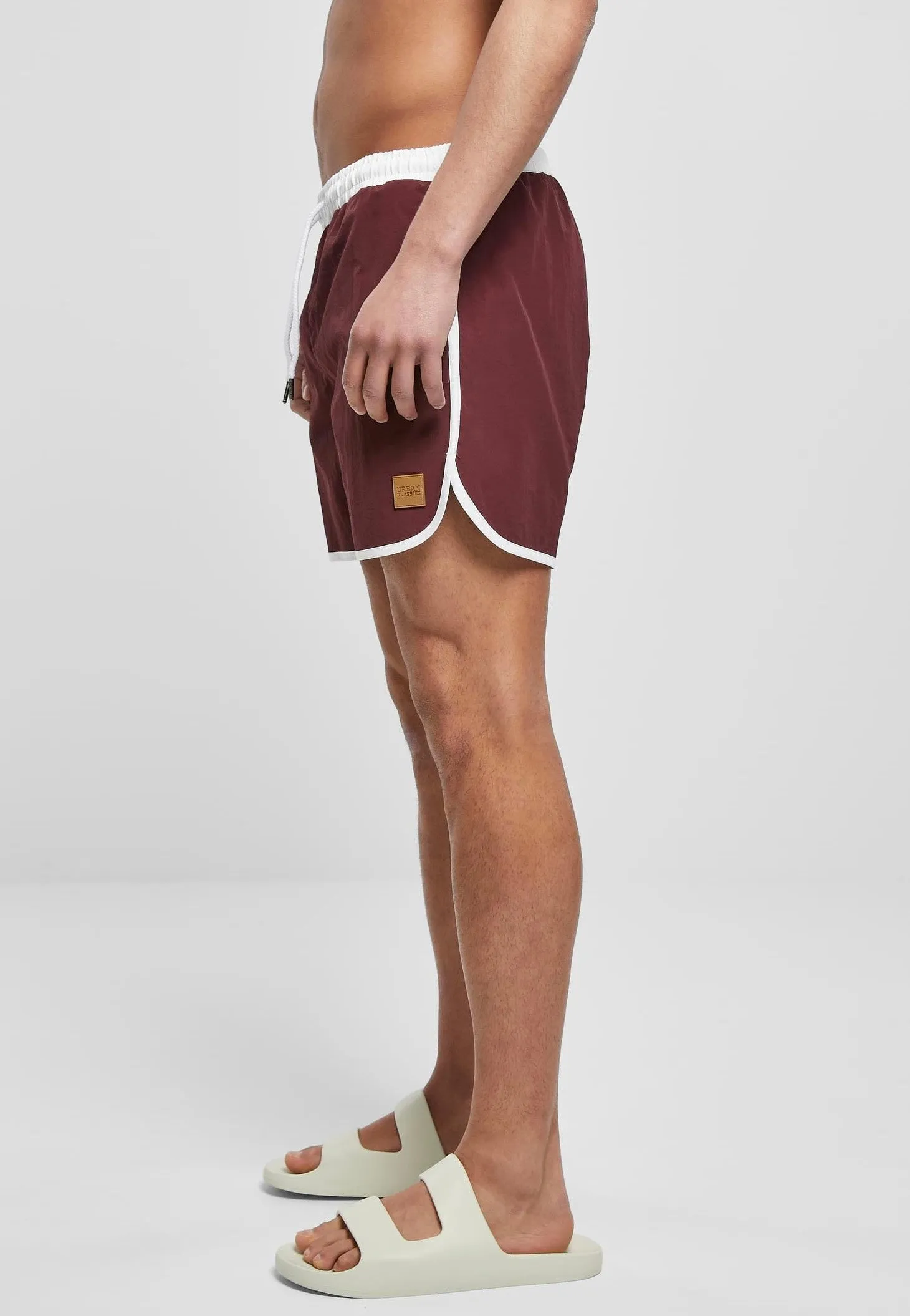 Urban Classics - Retro White/Cherry - Board Shorts