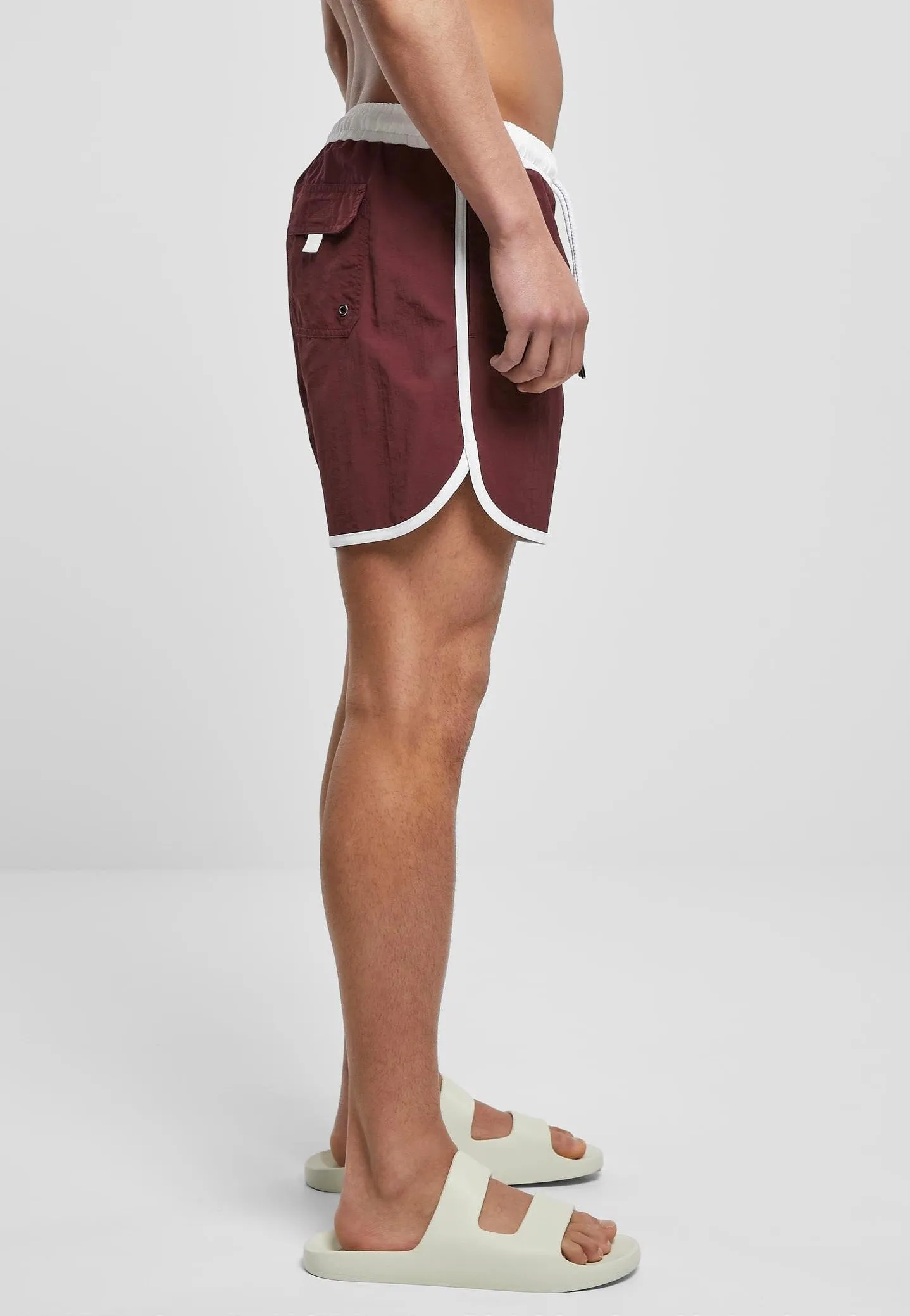 Urban Classics - Retro White/Cherry - Board Shorts