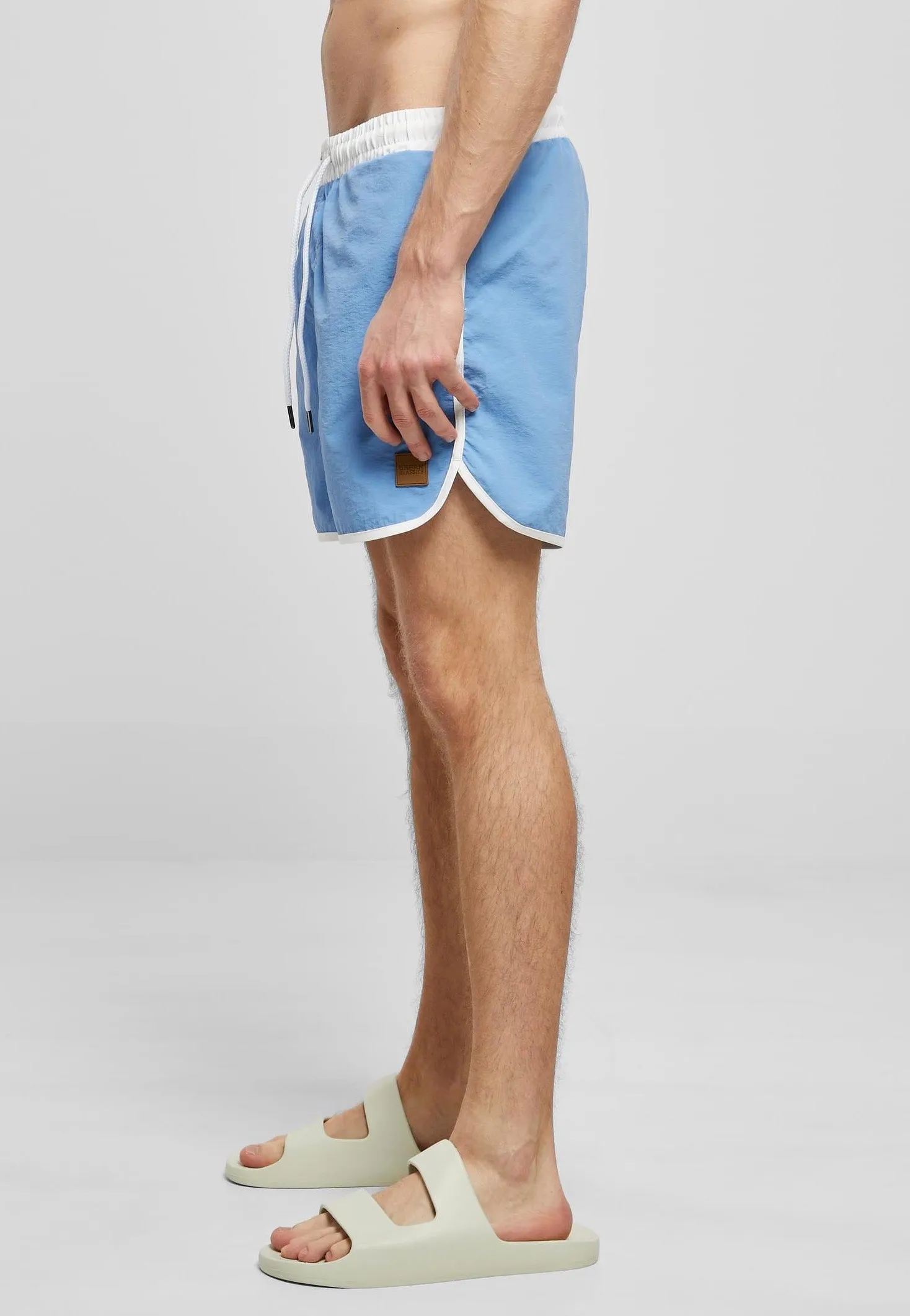 Urban Classics - Retro White/Horizonblue - Board Shorts