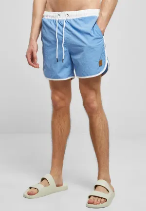 Urban Classics - Retro White/Horizonblue - Board Shorts