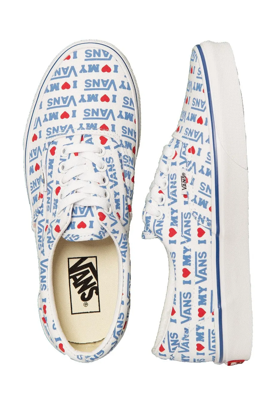 Vans - Era I Heart Vans True White - Girl Shoes