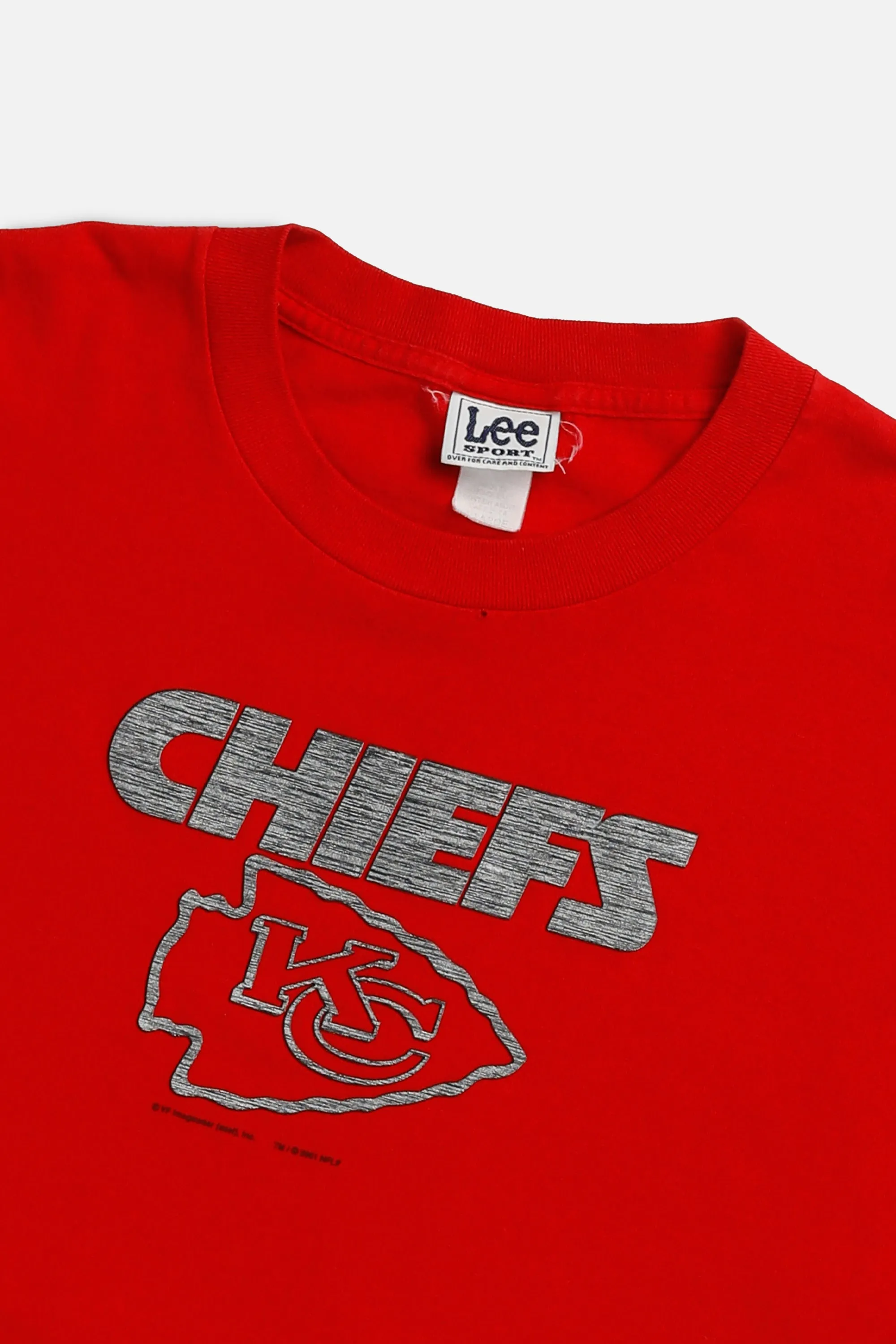 Vintage Kansas City Chiefs NFL Tee - L Frankie
