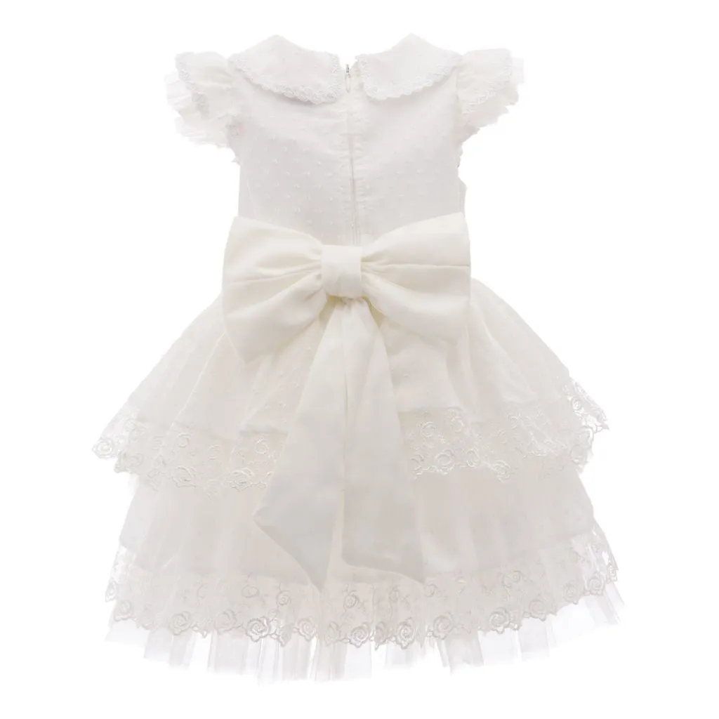 White Belvale Embroidered Dress