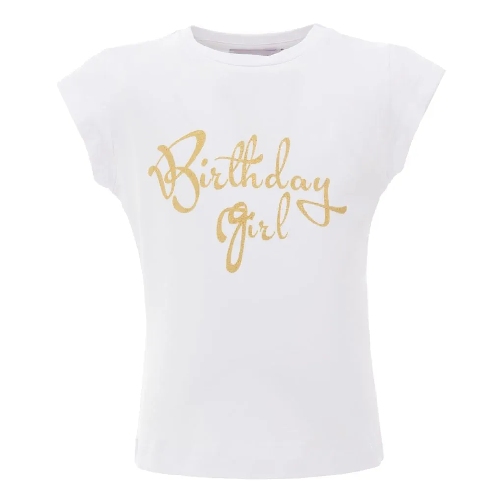 White Birthday Girl T-Shirt