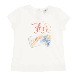 White In Love Graphic T-Shirt