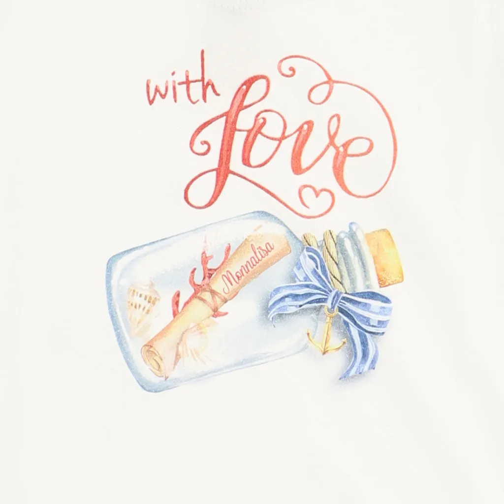 White In Love Graphic T-Shirt