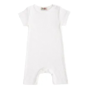 White Modal Romper