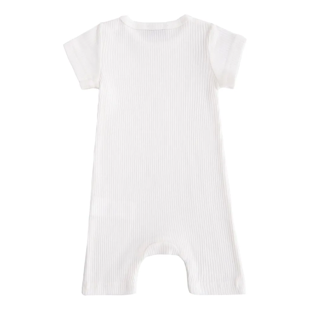 White Modal Romper