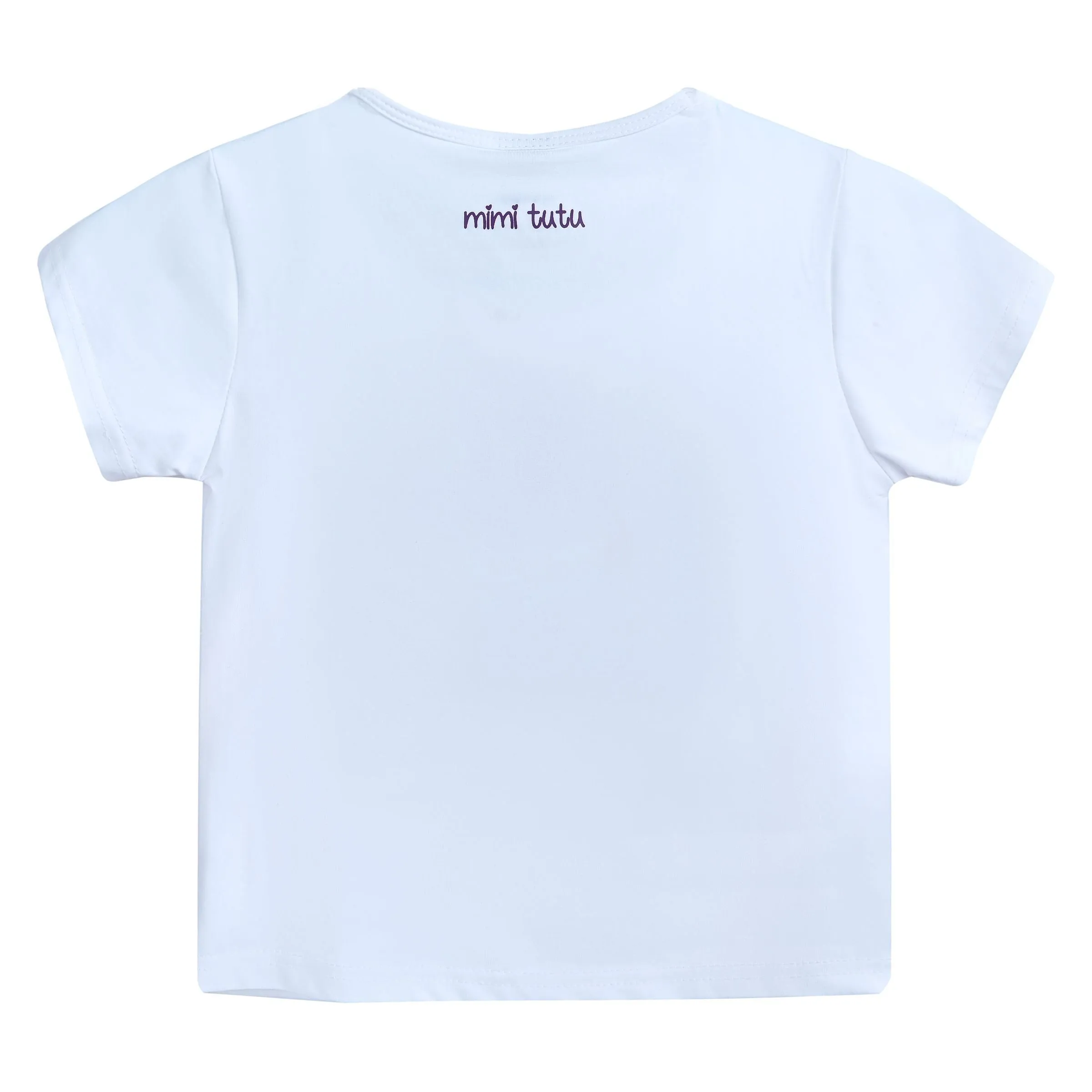 White Swan Applique T-Shirt