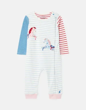 Winfield Organically Grown Cotton Artwork Romper - Hotchhorse | Joules
