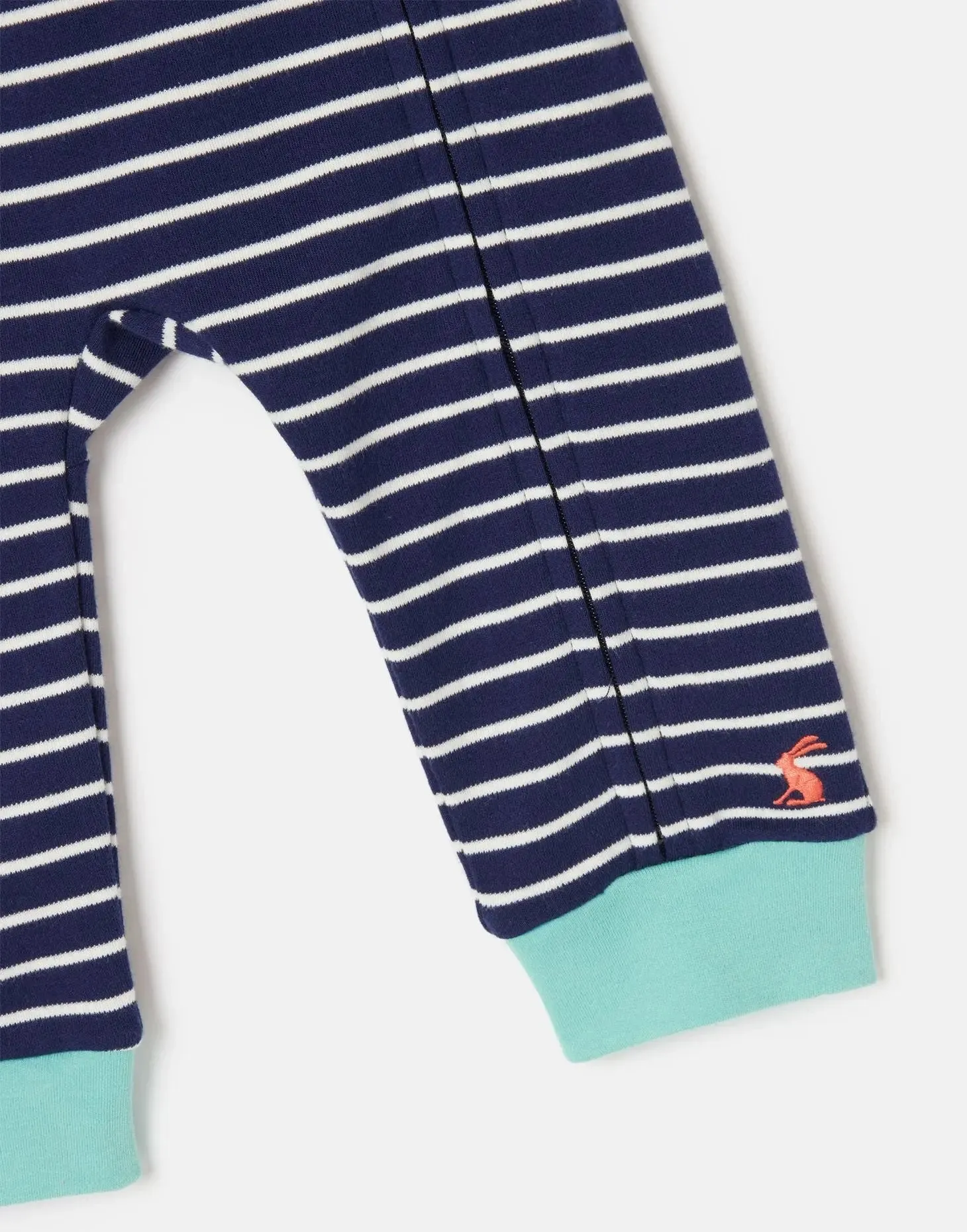 Winfield Organically Grown Cotton Artwork Romper - Navy | Joules