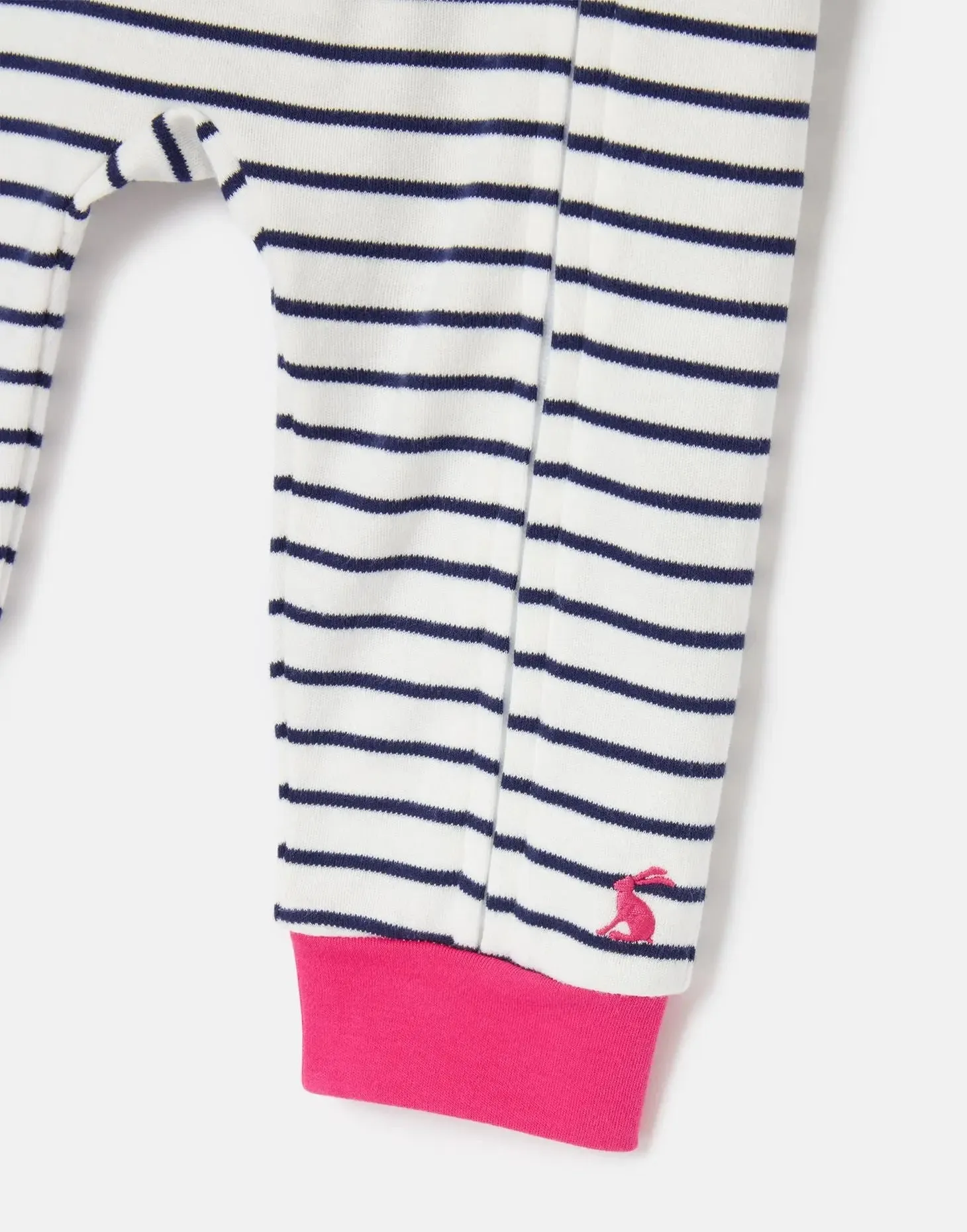 Winfield Organically Grown Cotton Artwork Romper - Stripe | Joules