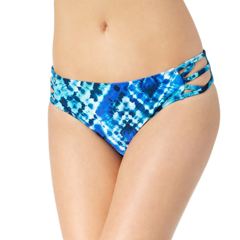 Women's Patterend Bikini Bottom,Blue