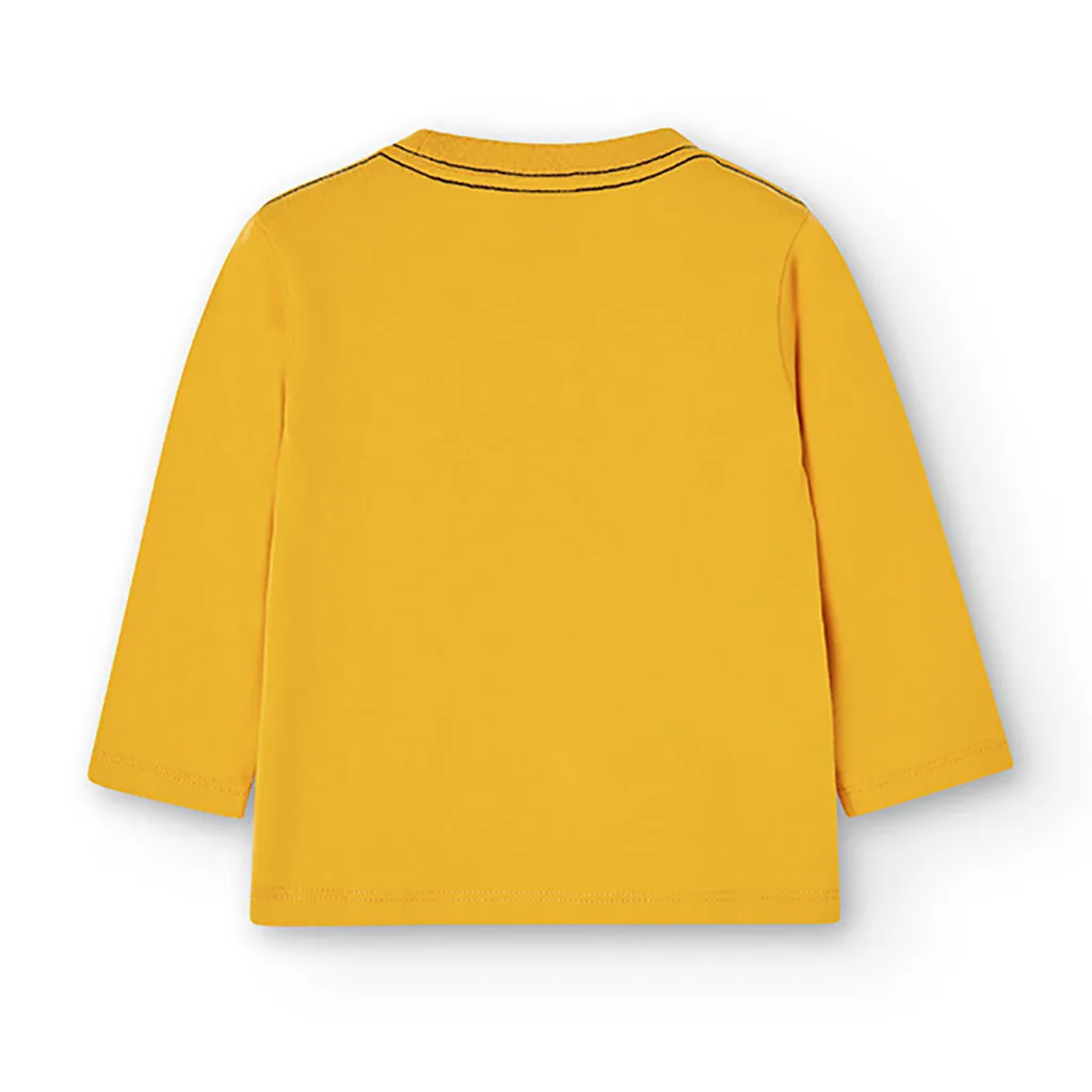 Yellow Polar Bear Graphic T-Shirt