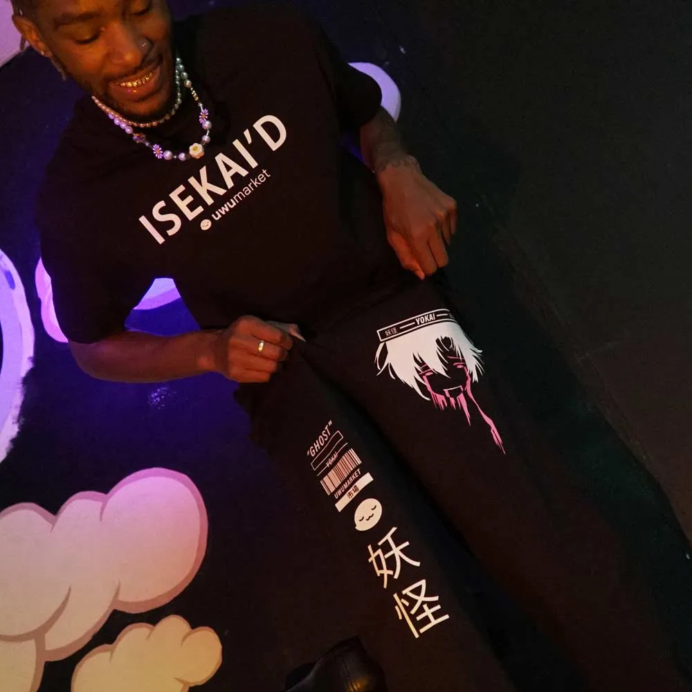 Ykai Restless Ghost Anime Sweatpants