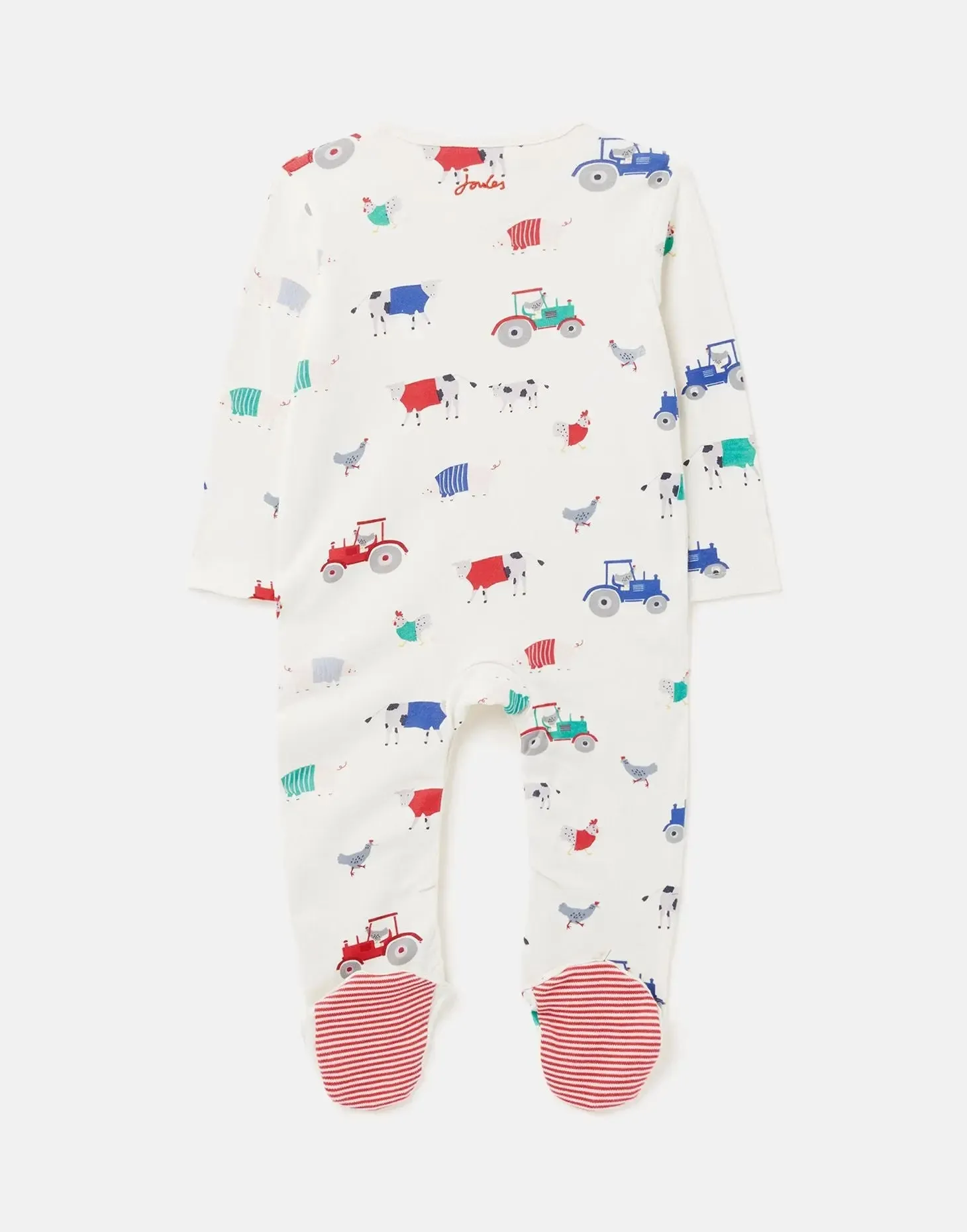 Ziggy Organically Grown Cotton Printed Babygrow | Joules