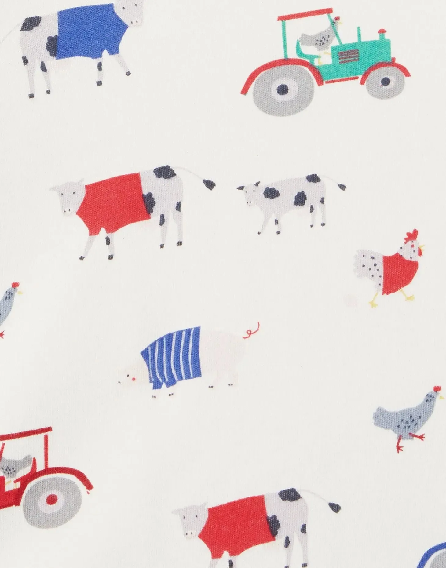 Ziggy Organically Grown Cotton Printed Babygrow | Joules