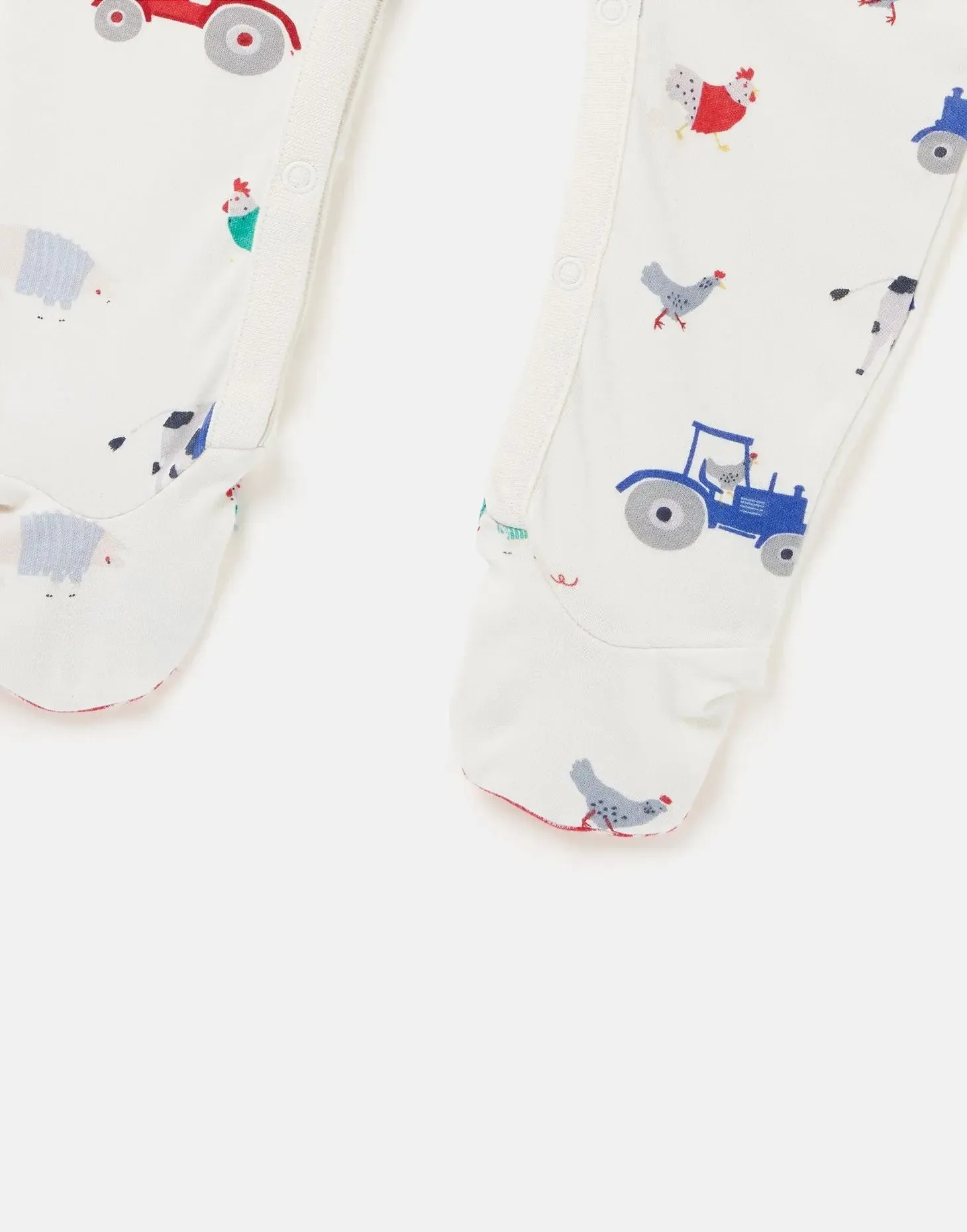 Ziggy Organically Grown Cotton Printed Babygrow | Joules